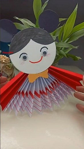 Making a Cute Paper Doll ✂️✨ | Easy DIY Craft Idea #shorts