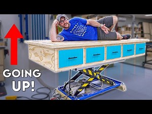 This Lift Top Workbench is a GAME CHANGER for Woodworking