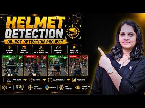 Bounding Box Object Detection Project | Helmet Detection Complete Code | Python, CNN Code | DL in AI