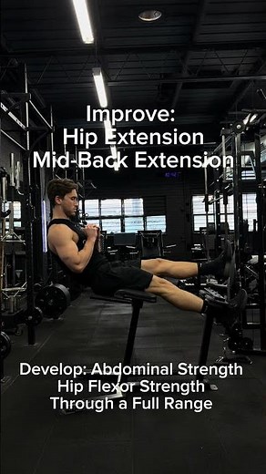 GHD Single Leg Sit-Up for Hip Flexor & Abdominal Strengthening