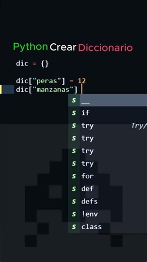 Python Crear Diccionario