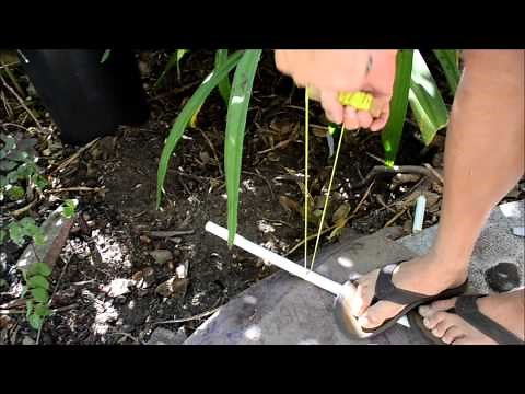 How to cut PVC pipe with string