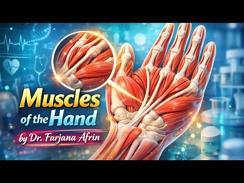 Muscles of hand | Upper Limb | by Dr. Farjana Afrin | MBBS