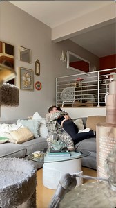 Surprise homecoming caught on hidden cam ❤️ Soldier sets up a hidden camera to hide behind couch and prank wife before surprising her that he is home. #homecoming #surprise #viral | Jamie and Blake