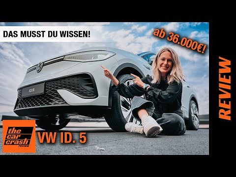 VW ID. 5 in test (2022) Volkswagen's first electric SUV coupé from € 36,000! Review | Range | load