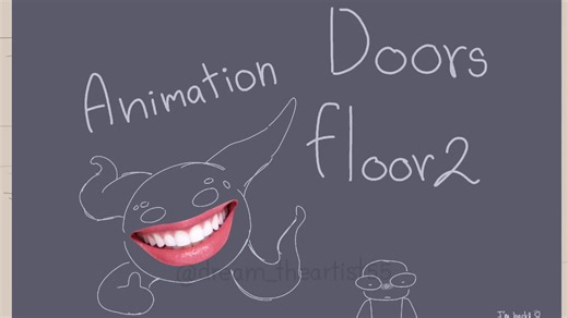 Doors Cosplay: Skellotn Cartoon Characters Open the Doors