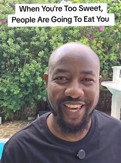 When You're Too Sweet People Are Going To Eat You When you are too sweet, people will not appreciate you, they will consume you. Kindness without boundaries invites entitlement, not respect. Love must be seasoned with wisdom, or it becomes permission. #SelfRespectMatters #AfricanDiasporaWisdom #EmotionalIntelligenceDaily #KeithMuokiTeachings #BoundariesAreLove