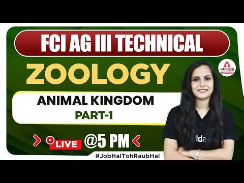 FCI Recruitment 2022 | FCI AG 3 Technical | Zoology | Animal Kingdom | Varsha Dhiman #1