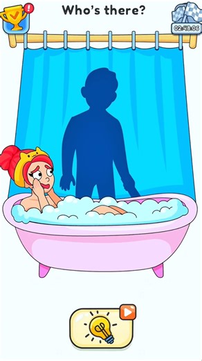 Who’s There? 🚿 – DOP 5 | Delete One Part! 😲#shorts