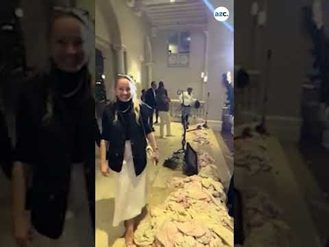 Floodwater rushes through historic Boca Raton hotel amid Florida thunderstorms