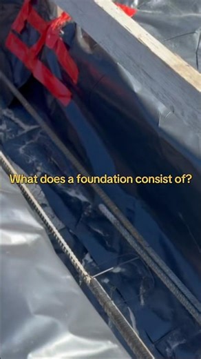 Ever wondered what a building foundation consists of? #concrete #construction #learning #fyp