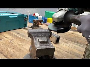 How to restore (restoration) an anvil bench vise DIY