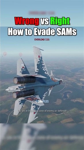 Wrong vs Right : How to Evade SAMs