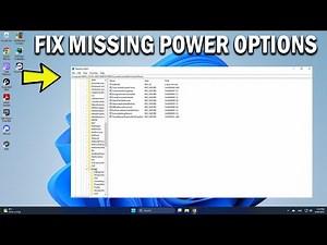 How To Fix Processor Power Management & Performance Increase Threshold Missing in Windows 10,11