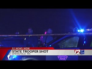 1 arrested after Mass. State Police trooper shot in Springfield