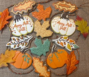 Happy Fall Y'all! Autumn Inspired Royal Icing Cookies for Any Occasion - Etsy