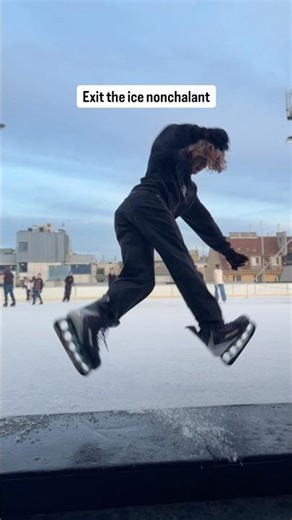 Rate exit the ice nonchalant