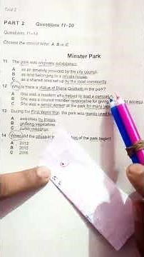 Cambridge 15 test 2 MCQ. IELTS listening challenge task 3 ❤️❤️ MCQ. #listening #cambridge #mcq