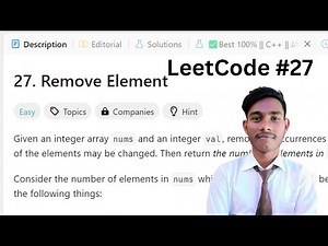 Remove Element || LeetCode 27 || TOP 150 Questions|| Arrays || java