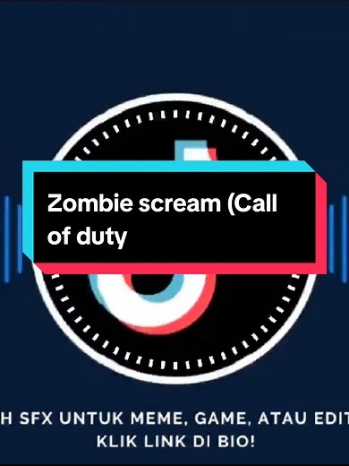 Membalas @nazzskibidi0 Sound effects - zombie scream (Call of duty) #soundeffects #soundviral #mentahansound #robypantjoro #callofduty
