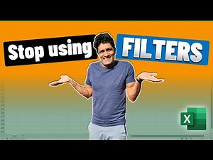 I don’t use filters in Excel anymore. I use this other function instead 😎