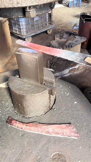 From Steel to Sword Machine Manufacturing Process Explained #craftsmanship #steelcraft #shorts