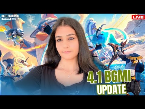 BGMI 4.1 LIVE 😱 Fish Rocket Launcher + Penguin Town Fun ❄️ #bgmi #girlgamer #livegaming