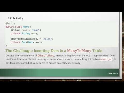Understanding @ ManyToMany Relationships with Spring Boot and Hibernate