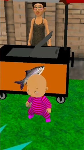 Naughty Baby 3D Daddy Zoo Fun Gameplay Shorts #shorts #game #funny