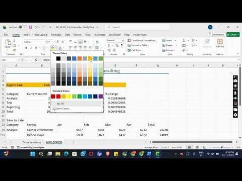 New Perspectives Excel 365 Module 2: SAM Project A Sharma Cybersecurity Consulting #newperspectives