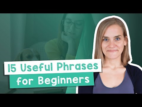 Learn 15 Useful Phrases for ABSOLUTE Beginners in German - A1 [with Jenny]