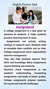 59K views · 733 reactions | Assignment | English Reading Topics #English #learnEnglish #reading #englishlanguage #englishlearning | English Fluency Hub | Facebook