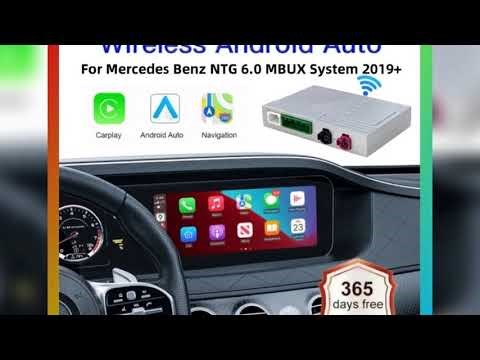 A must-have product! Wireless CarPlay Android Auto For Mercedes Benz 2019-2022 NTG6.0 MBUX System