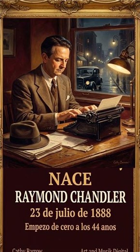 Empezó a escribir a los 44 años | Raymond Chandler