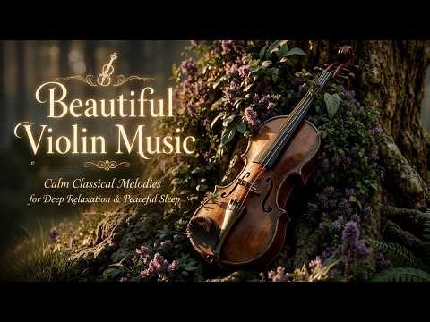Beautiful Violin Music 🎻 Calm Classical Melodies for Deep Relaxation & Peaceful Sleep