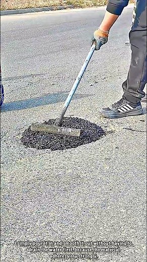 A Practical Solution for Repairing Water-Filled Potholes