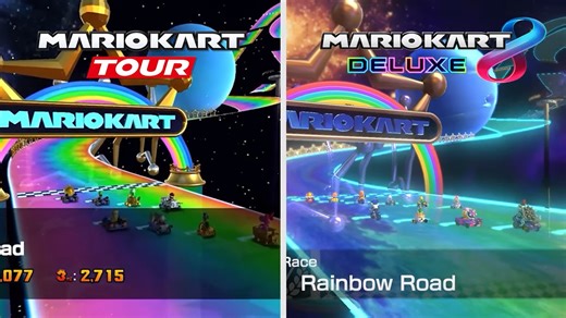 Video: Mario Kart 8 Deluxe - Booster Course Pass Wave 3 graphics comparison