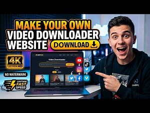 Create Your Own Video Downloader Website in 2026 | Full Tutorial + Source Code