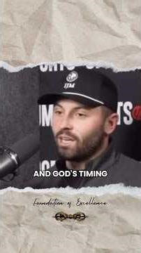 God’s Lesson & rock bottom. - Baker Mayfield, Tampa Bay Buccaneers, on faith, resilience, & growth.