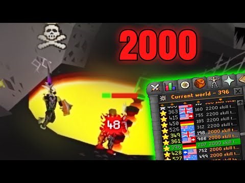 The REAL 2000 Total Worlds Experience | Pking in OSRS