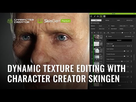 Realtime Digital Double #4 - Dynamic Texture Editing with Character Creator SkinGen - by Sefki