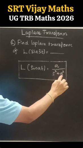 UG Trb Maths 2026🔥 Laplace Transform(2) 🔥 SRT Vijay Maths 💯
