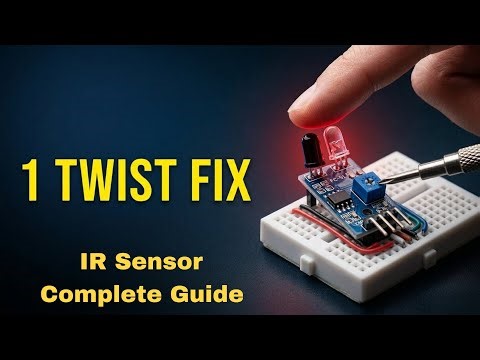 Why Your IR Sensor gives wrong values ? | Easy IR sensor fix
