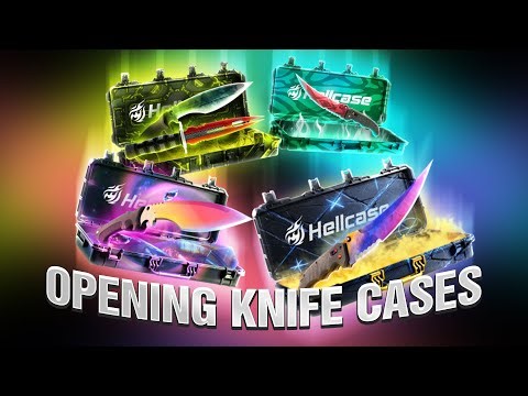 TRIED KNIVES CASES AT HELLCASE! IT WORTH? IT PAID...? HELLCASE PROMOCODE 2025