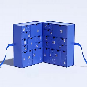 [Hot Item] Unique Jewelry Cosmetics and Candies Surprise Christmas Advent Calender Box for Christmas Celebrations