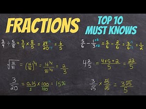 Everything to know about FRACTIONS in 30 minutes!