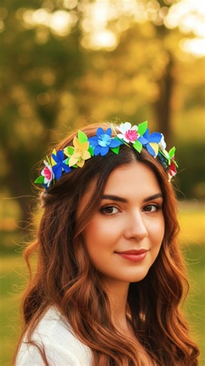 How I Madea Beautiful Paper Crown (DIY) easy birthday crown #diy #birthdaycrown#papercrown