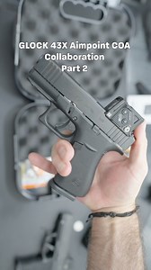 1M views · 19K reactions | A quick look at the GLOCK 43X Aimpoint, Inc. COA collab. I just picked it up from my FFL this morning. Drop any questions you might have in the comments. Shield Arms | USA Carry | Facebook