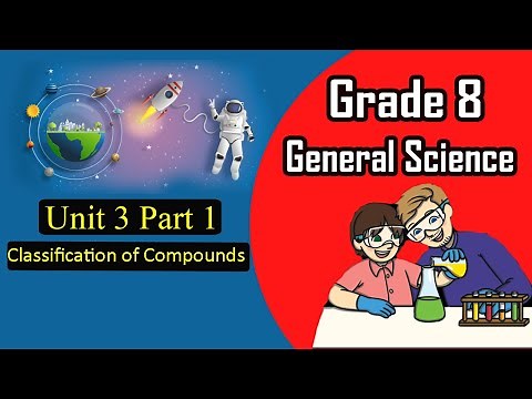Grade 8: General Science: Unit 3 Part 1: Classification of Compounds