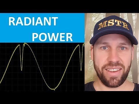 Radiant Power produced by solid state Tesla hairpin circuit.